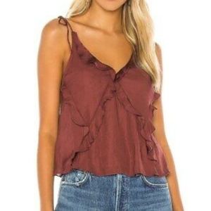 Free People Women's Silky Tie Strap Tank Top